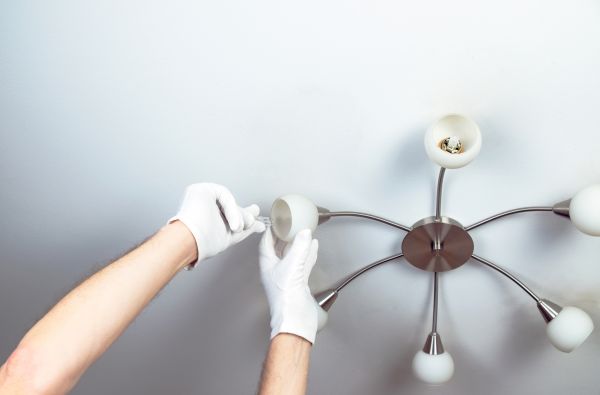 Cost of Chandelier Bulb Installation in Rowlett